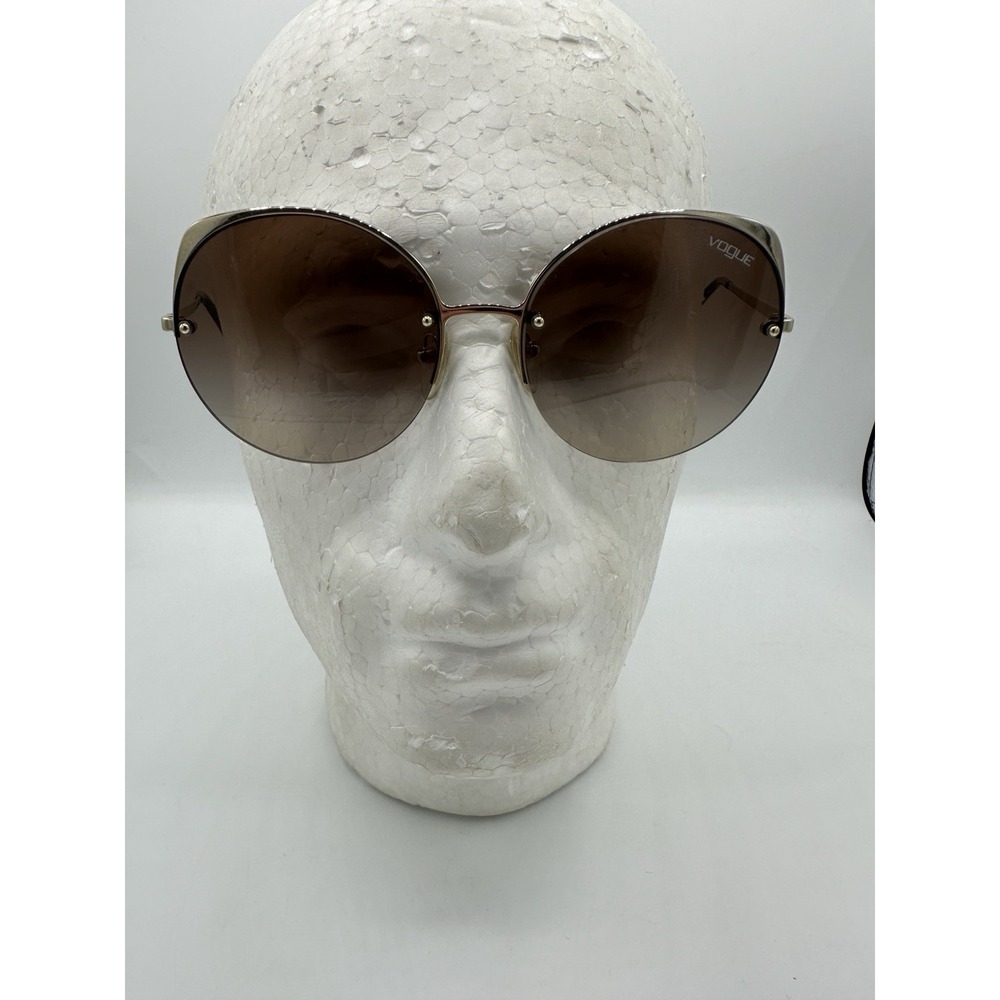 Vogue VO4081-S 848/13 Women Gold Brown Gradient Round Sunglasses 55mm